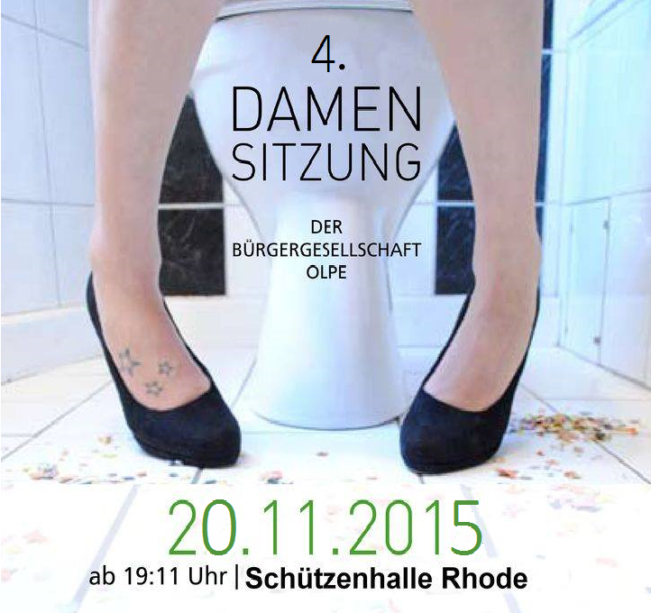 4. Damensitzung am 20.11.2015 – Kartenvorverkauf!