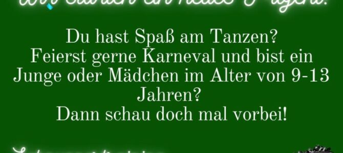 Wir suchen Euch!